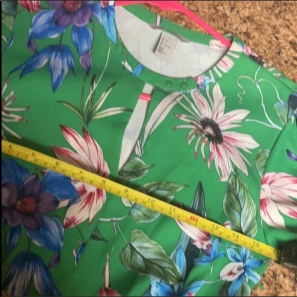 H&M Green Floral Midi Dress - Picture 4 of 6